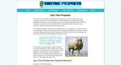 Desktop Screenshot of endtime-prophets.com