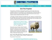 Tablet Screenshot of endtime-prophets.com